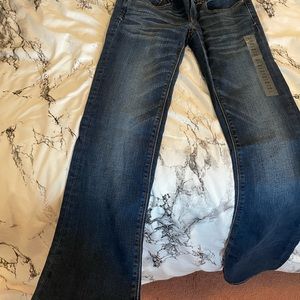 American eagle flare jeans 00 long